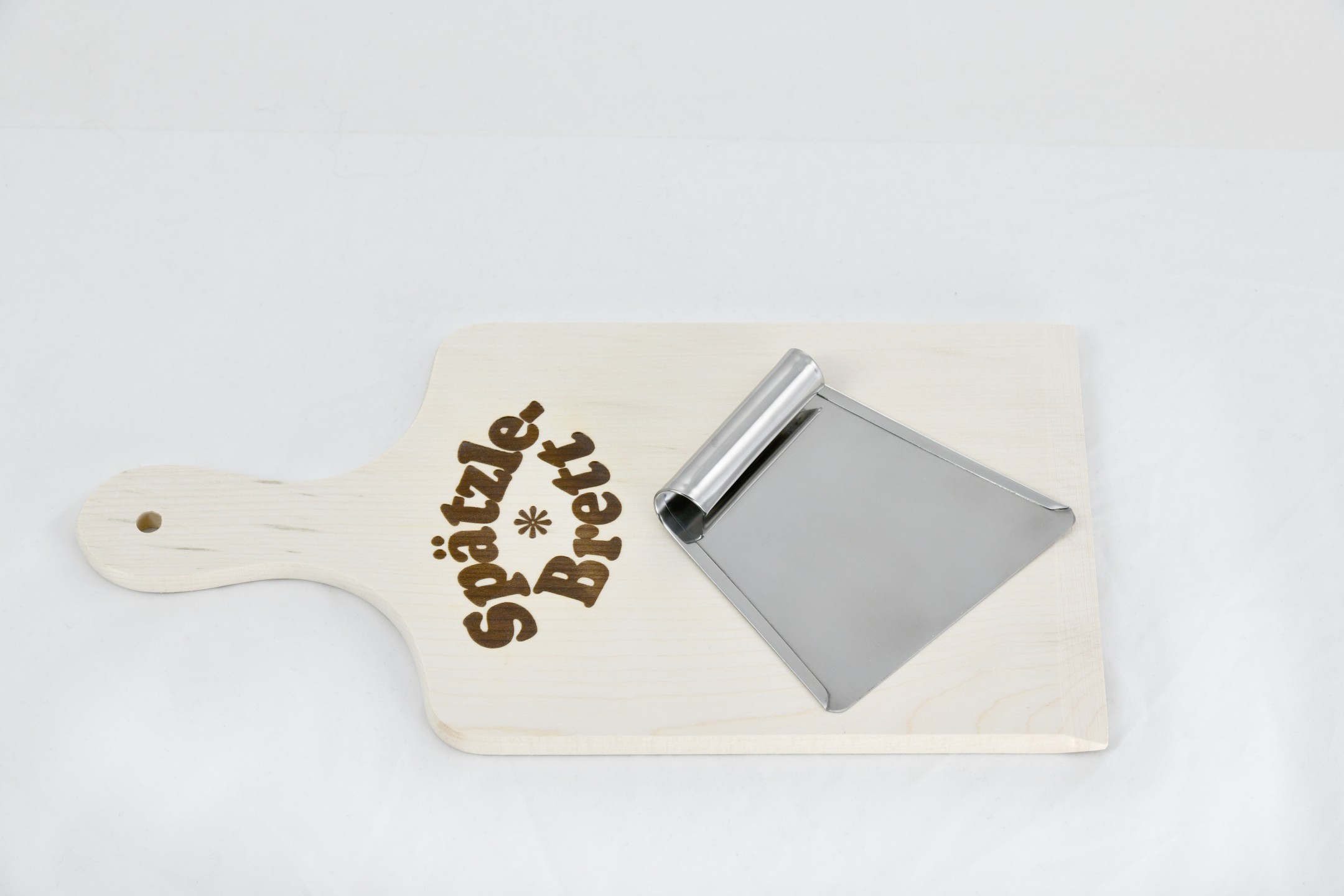 Spätzle-Set, Set aus Spätzleschaber und Spätzlebrett